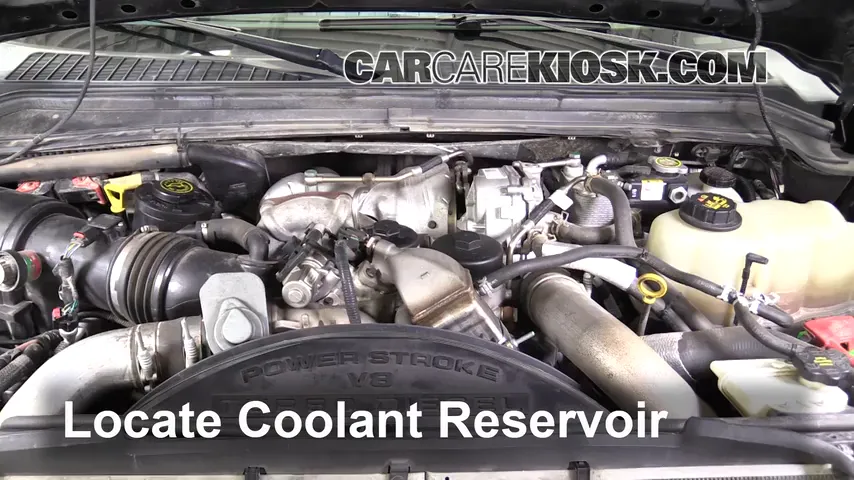 2010 Ford F-250 Super Duty XLT 6.4L V8 Turbo Diesel Standard Cab Pickup Coolant (Antifreeze) Flush Coolant